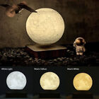 Levitating Moon Lamp, Magnetic Floating Moon Lamp Spinning Luna Night Light with