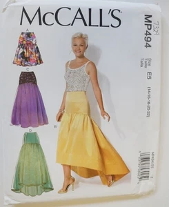 McCalls 7329 MP494 Misses Skirts Sizes 14-22 Sewing Pattern - Picture 1 of 2
