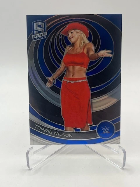2023 CHRONICLES SPECTRA WWE TORRIE WILSON RC BLUE PRIZM #D 31/99 SP - Image 1 of 1