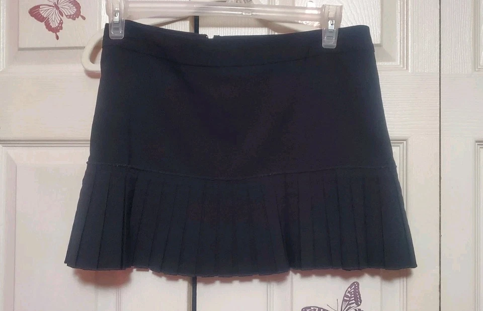 Minifalda plisada negra para mujer talla 13 falda escolar Foto 1 de 4
