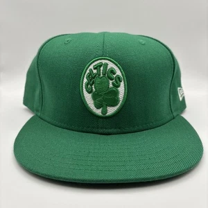 Boston Celtics New Era 59Fifty Fitted Hat Green Size 8 Hardwood Classics - Picture 1 of 8