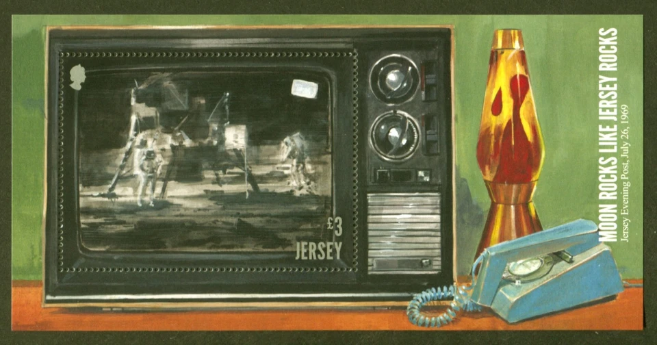 Jersey Sc# 2259, 50th Anniv. 1st Man on the Moon, 2019 VF/XF MNH S/S, SCV: $7.25 - Image 1 of 1