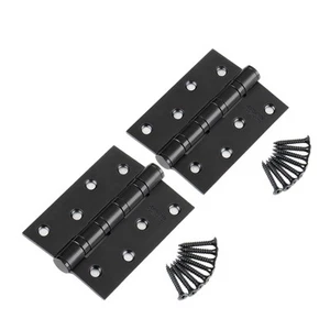 2 Stück Innentürscharnier Schwarz, Quadratisch, 4X3" Schwerlast Matte Scharnier Hardware - Bild 1 von 8