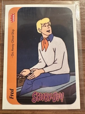 2025 Fleer Scooby-Doo - Go Away Ghost Ship-Fred-1986 Fleer Stickers #4 - Image 1 of 2