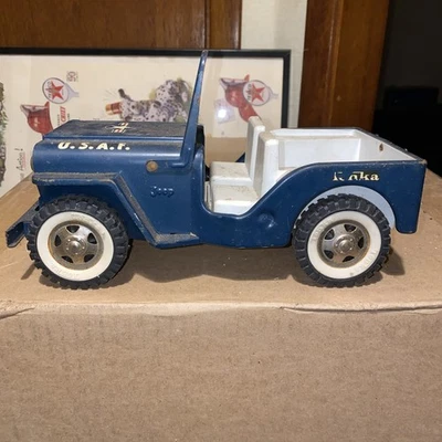 Vintage Tonka USAF Pressed Steel Jeep 1960’s  - Image 1 of 4