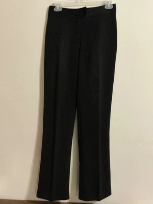 Pantalones Bebe Bootcut para mujer talla 2 negros elásticos pierna acampanada Foto 1 de 4