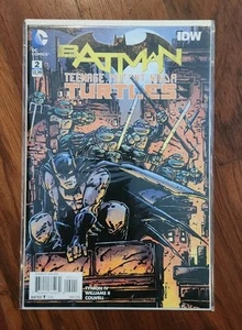Batman Tmnt #2 Variant Cover 2016 Great Condition - Picture 1 of 8