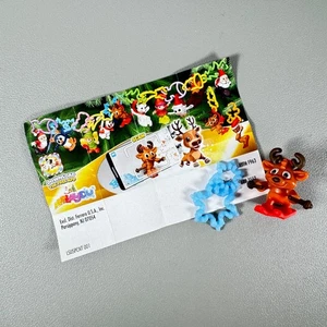 Kinder Joy Collectibles - Reindeer on Snow Ski's | 2024 Christmas Ornaments | QR - Picture 1 of 4