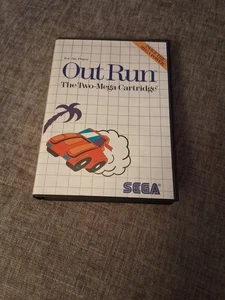 Out Run Outrun Sega Master System With Box And Cartridge Great Condition Vintage - Picture 1 of 5