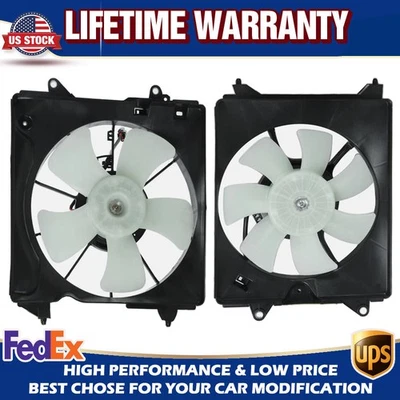 Radiator Cooling Fan AC Condenser Assembly For 2016-2018 Honda HR-V HRV 1.8L Foto 1 de 4