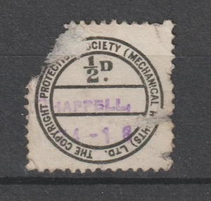 Gran Bretagna Regno Unito Revenue Fiscal Fee timbro Copyright Royalties British Chappell 1 - Foto 1 di 1