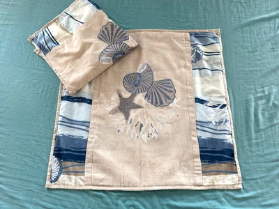 2 fundas de almohada 26 x 26 euros estrella de mar coral concha Groenlandia hogar moda Foto 1 de 4