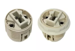 Halogenfassung G9 Fassung 230V ohne oder mit Gehäuse Halogen M10x1 Schraubring - Bild 1 von 6