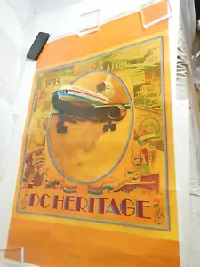 MCDONNELL DOUGLAS DC 10 Heritage Vintage 1970 airplane poster 25x40 E Peterson - Picture 1 of 8