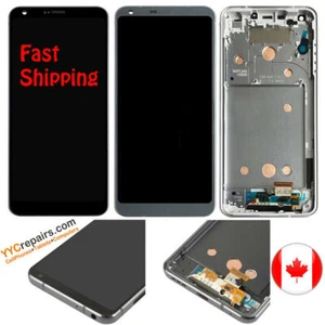 Ecran LCD Vitre Tactile Numériseur + Cadre Montage pour LG G6 H870 LS993 VS998 - Photo 1 sur 4