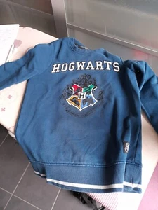 Harry Potter,Hogwarts,Sweatshirt,Gr. 134/140,dunkelsmaragdgrün,gebr. - Bild 1 von 3