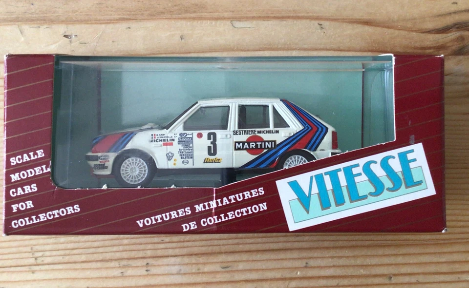 VITESSE 1/43 Lancia Delta 4WD "Martini" Rally Montecarlo 1987 con scatola leggi! - Immagine 1 di 4