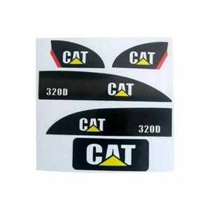 Metal Sticker Decals for Huina 550 15 RC Channel Excavator Decoration Accessory - Picture 1 of 4