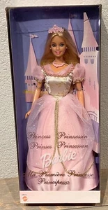 1999 My First Princess Barbie doll NRFB Pink Dress 23747 - Imagen 1 de 7