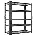 4/5-Tier Adjustable Heavy Duty Metal Storage Shelves for Garage Bedroom Kitchen
