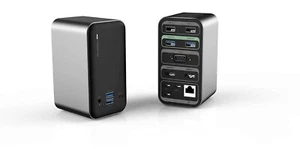 Stacja dokująca USB C tripple disp, 13-w-2 Potrójny wyświetlacz Laptop USB-C Hub do... - Zdjęcie 1 z 5