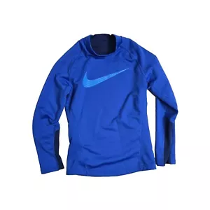 Nike boys fleece lined mock neck long sleeve active athletic top M Youth  - Picture 1 of 3