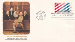 SELLO US SCOTT 2003 "Países Bajos" 20 CENTAVOS 1982 FDC - D - Imagen 1 de 2