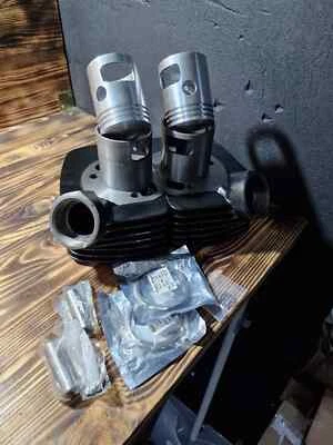 Conjunto de cilindros Voll für Jawa 350 634 6V java cilindro Kolben d=58mm anéis parafusos - Imagem 1 de 4