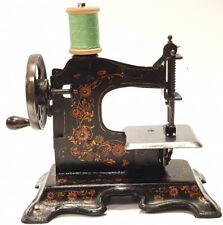 antigua maquina de coser MULLER nº2 Antique Child's Metal Toy Sewing Machine