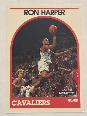 1989 NBA Hoops #205 Ron Harper Cleveland Cavaliers - Image 1 of 2