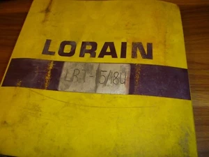 Koehring Lorain LRT-15U 18U Rough Terrain Hydraulic Parts Catalog Manual xz - Picture 1 of 2