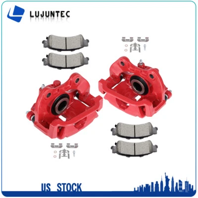 Juego de pinzas de freno traseras y pastillas de cerámica para Chevrolet Silverado 1500 1999-2003 Foto 1 de 4