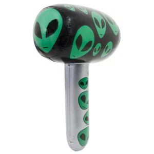 22" Black Alien Mallet - Inflatable - space Inflate Blow Up Toy Party Decoration - Picture 1 of 2