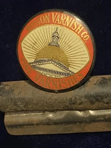Rare Early 1900s Boston Varnish Co Fine Varnishes Advertising Clip Paint - Picture 1 of 9