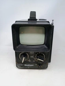 Quasar Radio TV Portatile Stato Solido 1977 UHF VHF Vintage Analogica XP1457PE, LEGGI - Foto 1 di 13