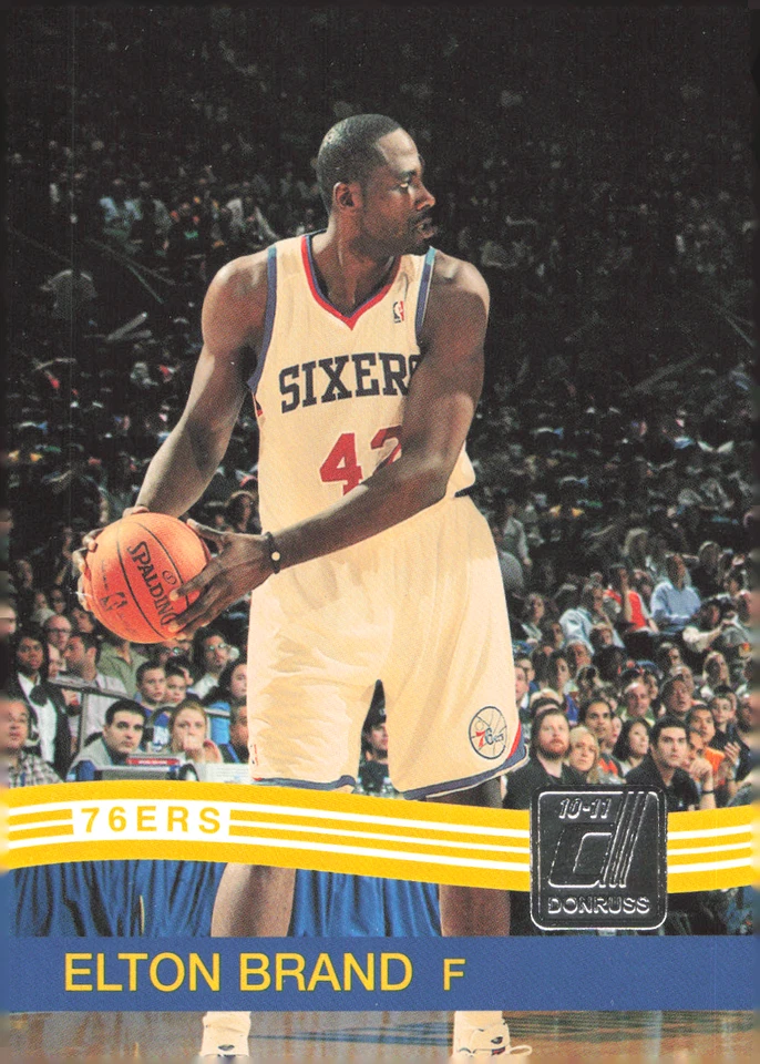 2010-11 Donruss - Elton Brand #24 76ers - Imagem 1 de 2