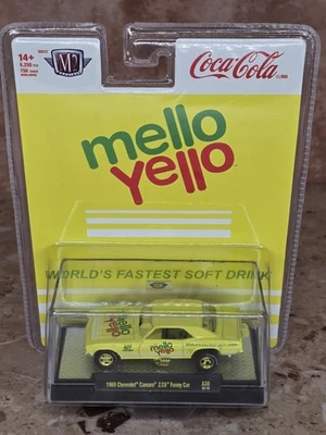 M2 MACHINES  MELLO YELLO 1969 CHEVROLET CAMARO Z/28 FUNNY CAR - Image 1 of 4