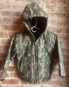Carhartt Youth Camo Quilt-Lined Full Zip Cotton Insulated Hooded Jacket Size XS - Bild 1 von 5