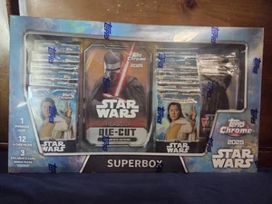 Topps Chrome Star Wars Super Box 2025 Costco Esclusivo Sigillato - Foto 1 di 2