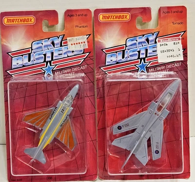 Lote de aviones diecast Matchbox Sky Busters 1988 vintage - Tornado - Phantom Foto 1 de 4