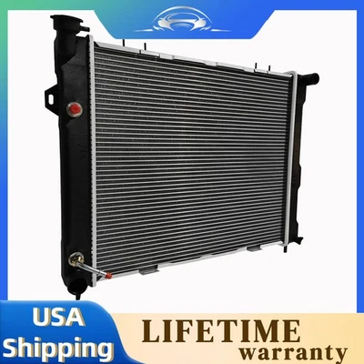 1396 Aluminium Radiator For 1993 1994 1995-1998 Jeep Grand Cherokee 4.0L L6 - Изображение 1 из 4