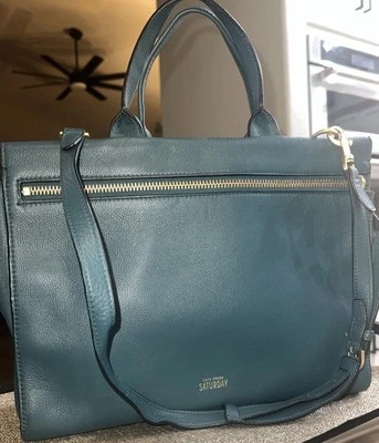 Bolso Bandolera KATE SPADE Saturday VERDE 100% Cuero de Vaca GRANDE Foto 1 de 4