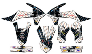 2020-2024 SX-E5 RACE SERIES White Senge Graphics Kit Compatible with KTM - Picture 1 of 10