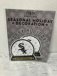 Chicago White Sox 2023 Seasonal Happy Holidays Snow globe Patch Limited Edition - Picture 1 of 4