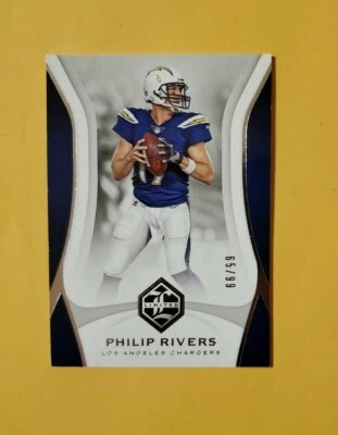 2018 Panini Limited Silver Spotlight /99 Philip Rivers #54 SP - Image 1 of 4