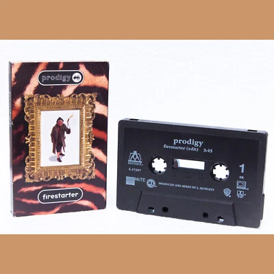 Prodigy FIRESTARTER Cassette Tape Single US | Electronic | 9 17387-4 | Free S&H Foto 1 de 4