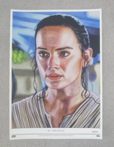 Topps Living - Star Wars Fine Art Print - Rey 005/100 - Picture 1 of 1
