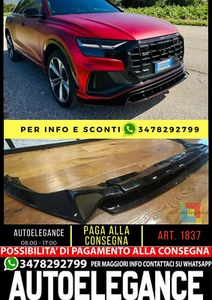 ✨GLÄNZENDER SCHWARZER SPLITTER, GEEIGNET FÜR AUDI Q8 2018-2024 S-line SQ8 ✨ - Bild 1 von 15
