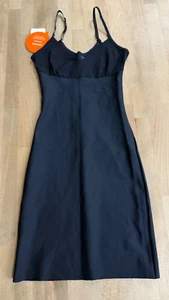 COMMANDO NWT $128 Black Double Faced Tech Full Slip Size S - Picture 1 of 3