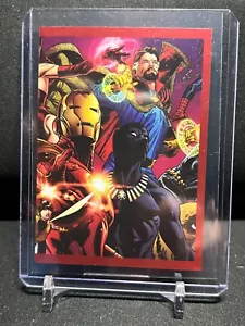 Marvel Legacy #1 Puzzle 3 - 4 Red Foil - 2020 Panini Marvel 80 Years Sticker - Picture 1 of 1